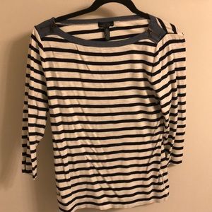Ralph Lauren Stripped Quarter Sleeve Shirt